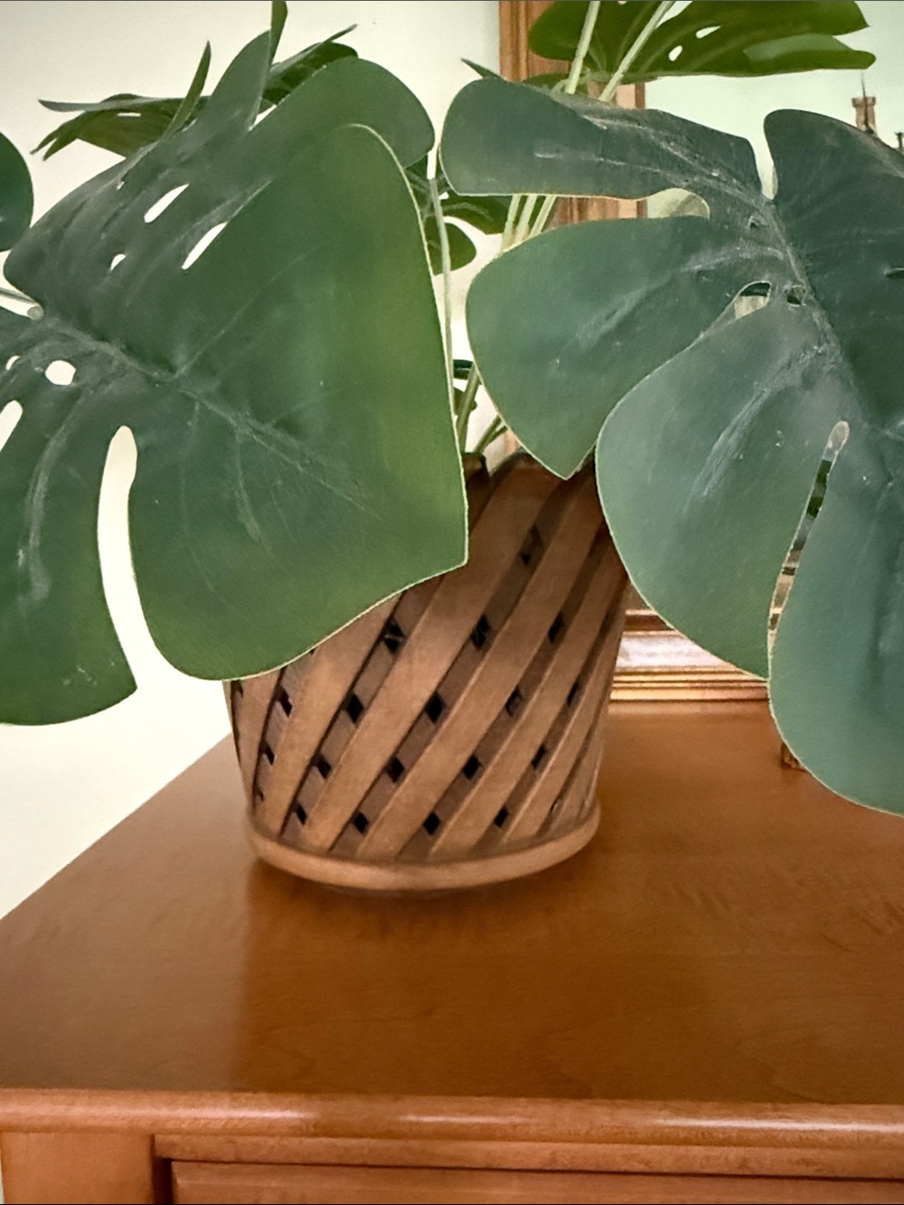 Vintage EMSA West Germany Woven Planter